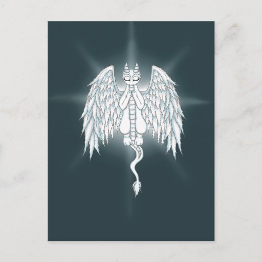 Guardian Angel Dragon Briefkaart (Voorkant)