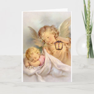 Guardian Angel en Baby Wenskaart Kaart