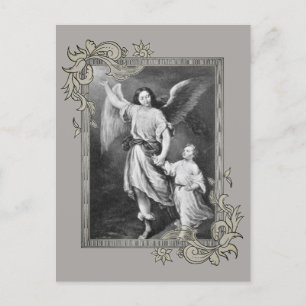 Guardian Angel en Child Briefkaart
