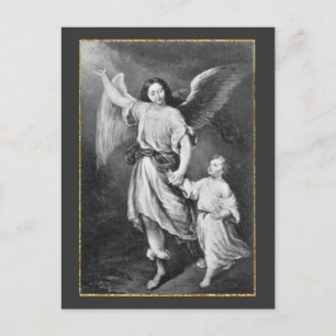 Guardian Angel en Child Briefkaart