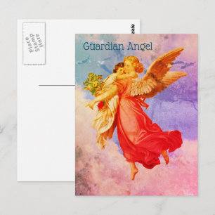 Guardian Angel en Child Inspirerend Briefkaart
