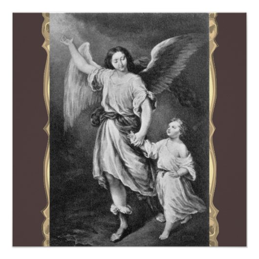 Guardian Angel en Child Perfect Poster (Voorkant)