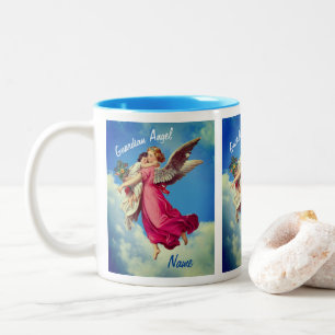 Guardian Angel en Child Personalized Tweekleurige Koffiemok