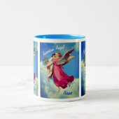 Guardian Angel en Child Personalized Tweekleurige Koffiemok (Center)