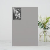 Guardian Angel en Child Stationery Briefpapier (Staand voorkant)