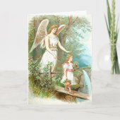 Guardian Angel en Girl Kaart (Voorkant)