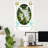 Guardian Angel en girl Poster (Thuiskantoor)