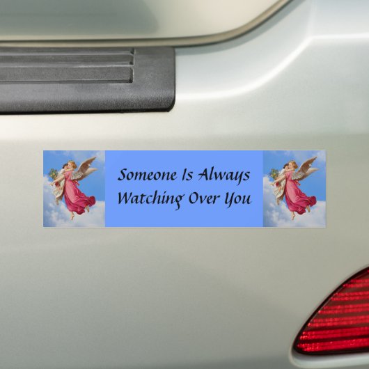 Guardian Angel en Inspirerend Bumpersticker (Op auto)