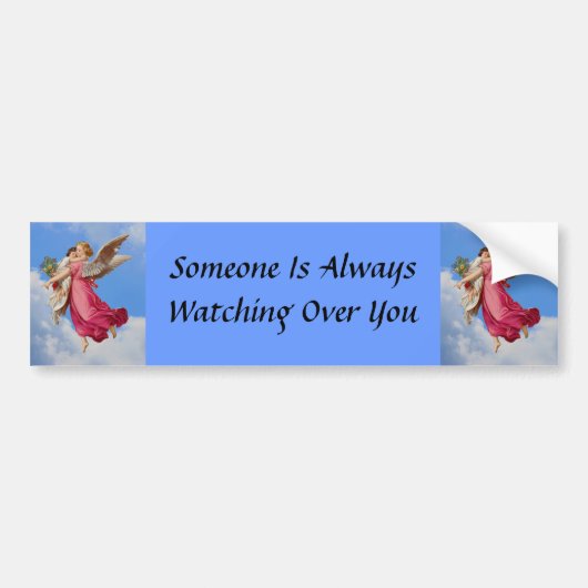 Guardian Angel en Inspirerend Bumpersticker (Voorkant)