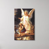 Guardian Angel en Kinderen Canvas Afdruk (Voorkant)