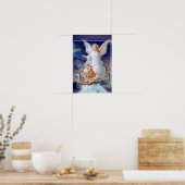 Guardian Angel en Kinderen Poster (Keuken)