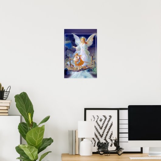 Guardian Angel en Kinderen Poster (Thuiskantoor)