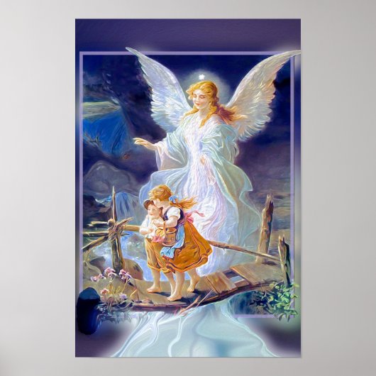 Guardian Angel en Kinderen Poster (Voorkant)
