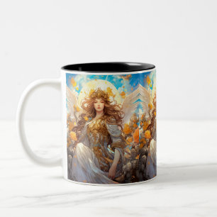 Guardian Angel G-18 Tweekleurige Koffiemok