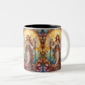 Guardian Angel G-19 Tweekleurige Koffiemok (Voorkant rechts)