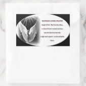 guardian angel gebed rechthoekige sticker (Tas)