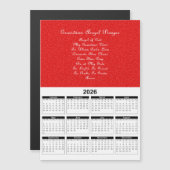 Guardian Angel Gebed Rode Harten 2026 Kalender (Voorkant / Achterkant)