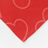 Guardian Angel Gebed Rode Harten Fleece Deken (Hoek)