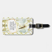 Guardian Angel-gedicht brengt uw gegevens op Bagagelabel (Voorkant horizontaal)