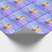 Guardian Angel Gepersonaliseerde Verjaardag Cadeaupapier (Hoek)