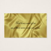 Guardian Angel Gift Label Visitekaartje (Achterkant)