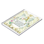 Guardian angel glazen ramen met gedicht vers notitieboek (Linkerzijde)