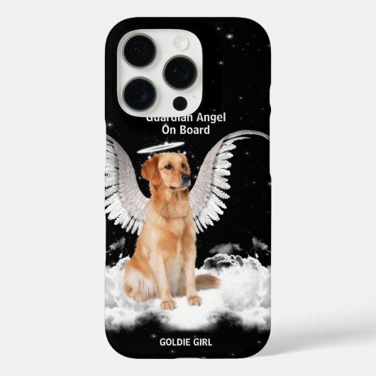 Guardian Angel Golden Retreiver met Wings Case-Mate iPhone Case (Achterkant)