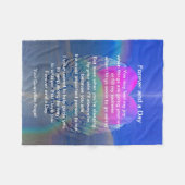 Guardian Angel Heart and Love Blanket Fleece Deken (Voorkant (Horizontaal))