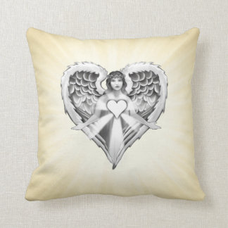 Guardian Angel Heart Wings Design Kussen