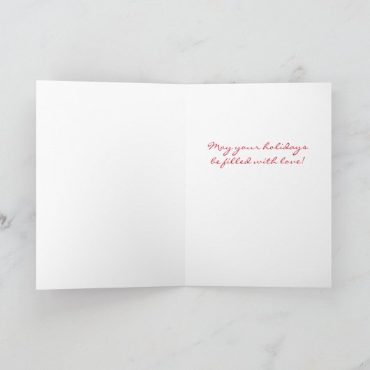 Guardian Angel Holiday Kaart (Binnen)