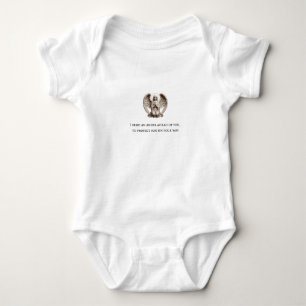 Guardian Angel - "I Send an Angel Ahead of You" Bi Romper