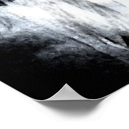 Guardian Angel in Clouds Poster (Hoek)