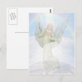 Guardian Angel in de wolken Briefkaart (Voorkant / Achterkant)