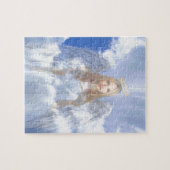 Guardian Angel in de wolken Legpuzzel (Horizontaal)