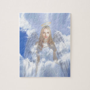 Guardian Angel in de wolken Legpuzzel