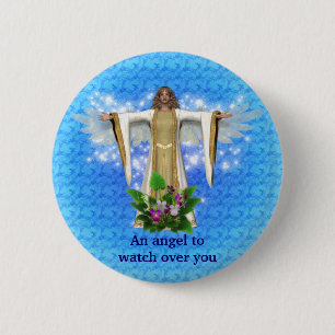 Guardian Angel Inspirerend Button