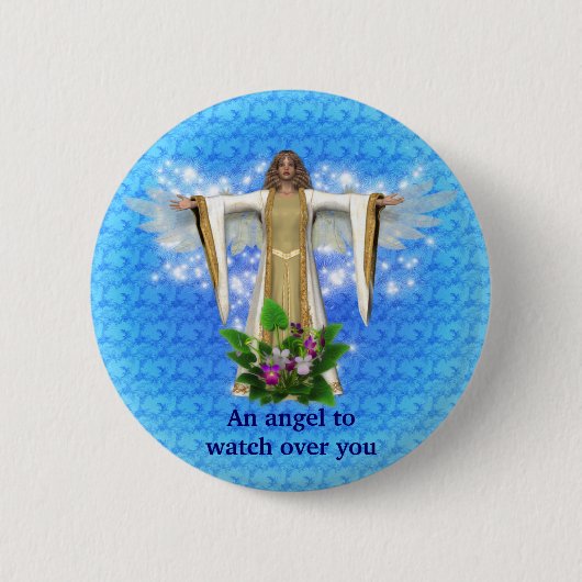 Guardian Angel Inspirerend Button (Voorkant)