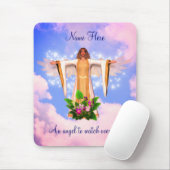 Guardian Angel Inspirerend Gepersonaliseerd Muismat (Met muis)