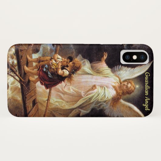 Guardian Angel iPhone X Hoesje (Achterkant (horizontaal))