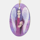 Guardian Angel Keramisch Ornament (Links)