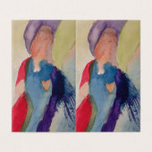 Guardian Angel-kerstkaart Kaart (Buitenkant ongevouwen)