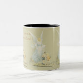 Guardian Angel kijken over het Kinder Tweekleurige Koffiemok (Center)