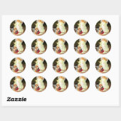 Guardian Angel Kinderen Brug Classic Lindberg  Ronde Sticker (Vel)