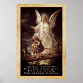 Guardian Angel, Kinderen, Brug en gedicht Poster (Voorkant)