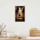 Guardian Angel, Kinderen, Brug en gedicht Poster (Keuken)