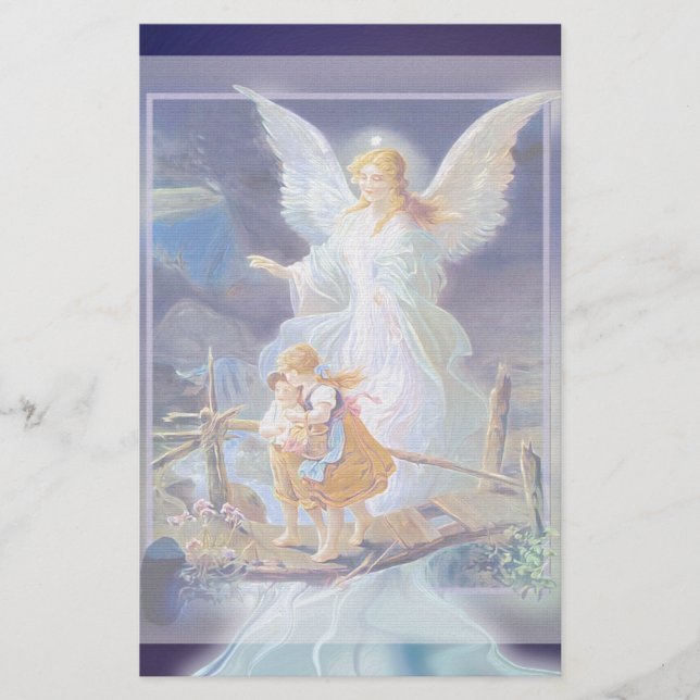 Guardian Angel, kinderen en brug (Voorkant)