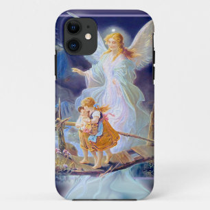 Guardian Angel, Kinderen en Brug iPhone 11 Hoesje