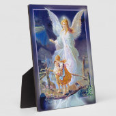 Guardian Angel, kinderen en brug Fotoplaat (Zijkant)