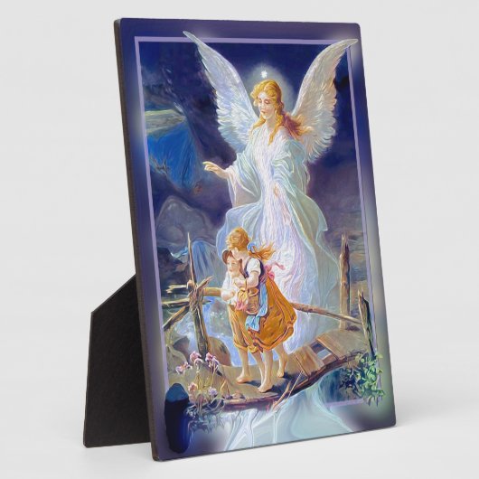 Guardian Angel, kinderen en brug Fotoplaat (Zijkant)