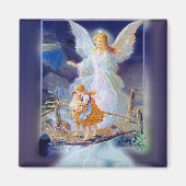 Guardian Angel, kinderen en brug Magneet (Voorkant)